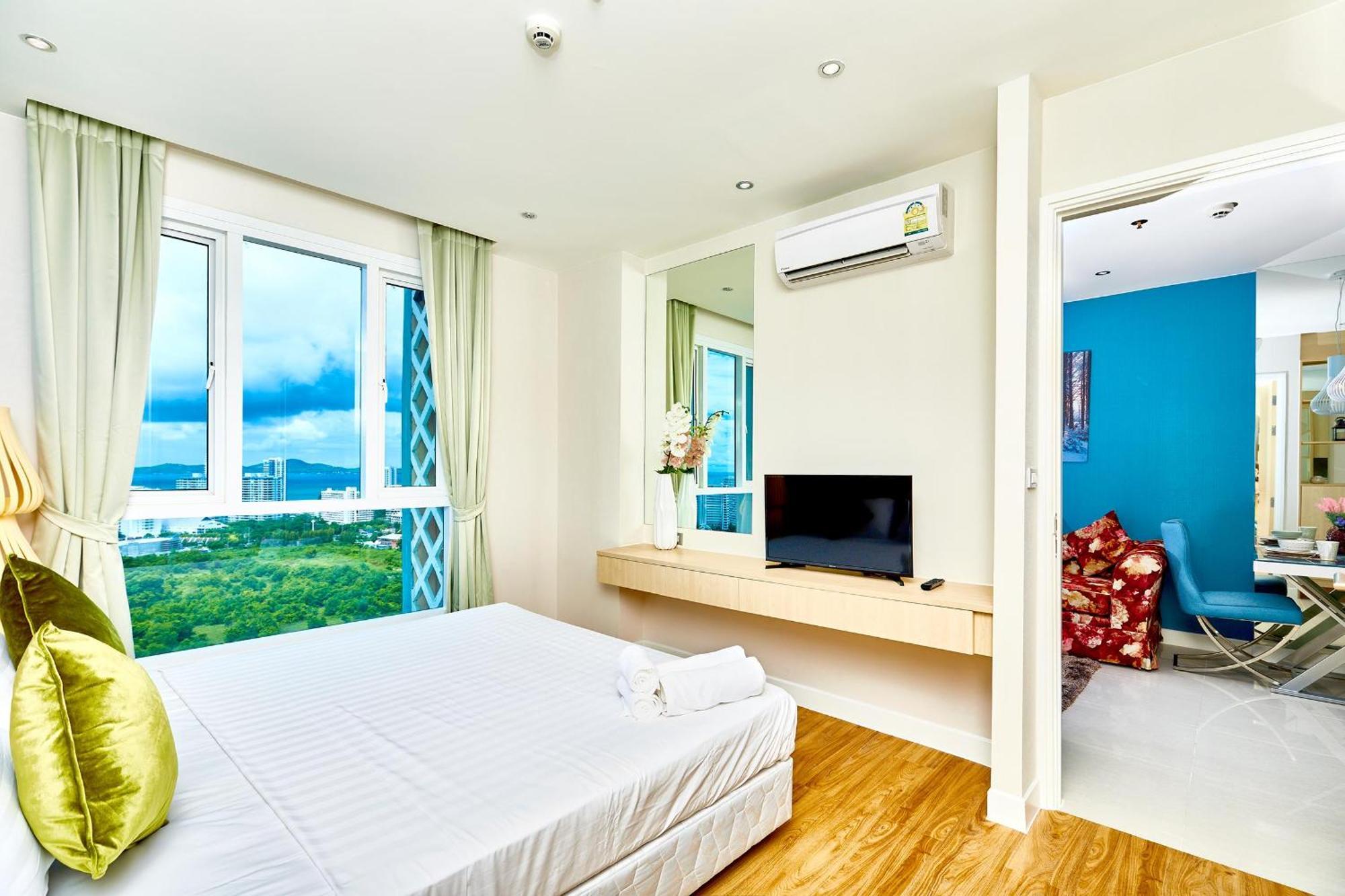 パッタヤーGrande Carribean - Seaview - Jomtien -Free Taxi From The Airportアパートメント エクステリア 写真