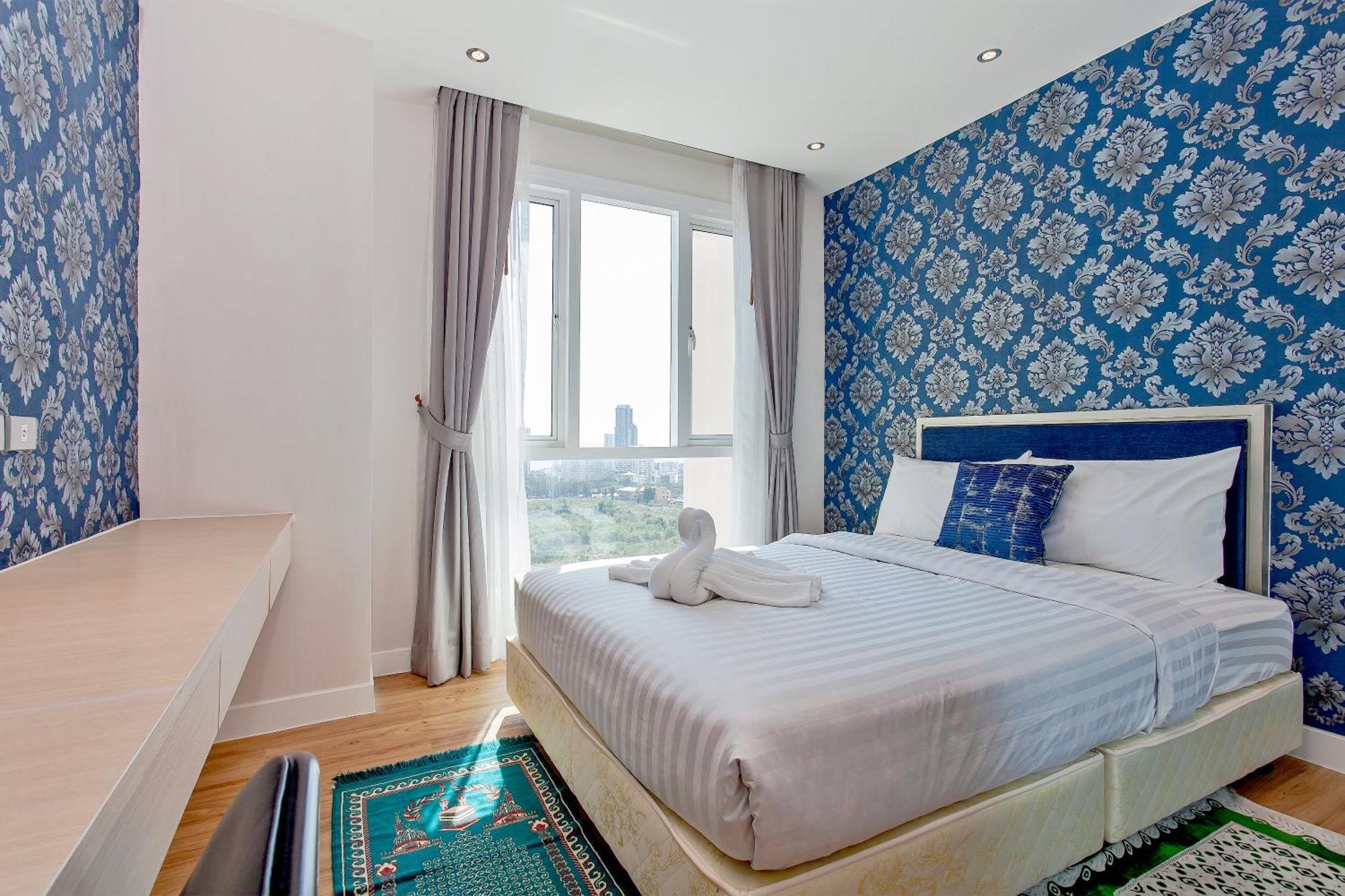 パッタヤーGrande Carribean - Seaview - Jomtien -Free Taxi From The Airportアパートメント 部屋 写真