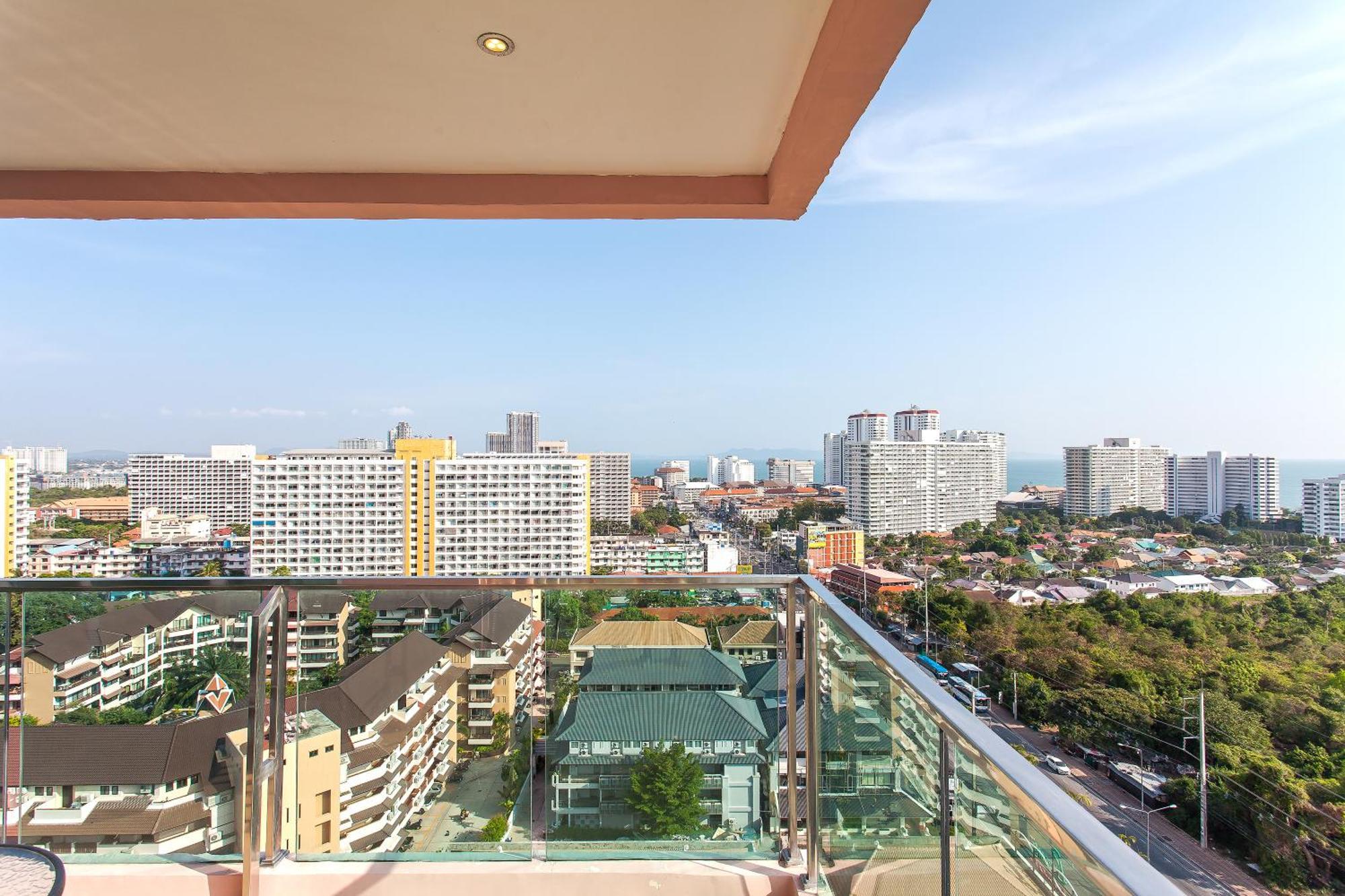 パッタヤーGrande Carribean - Seaview - Jomtien -Free Taxi From The Airportアパートメント 部屋 写真