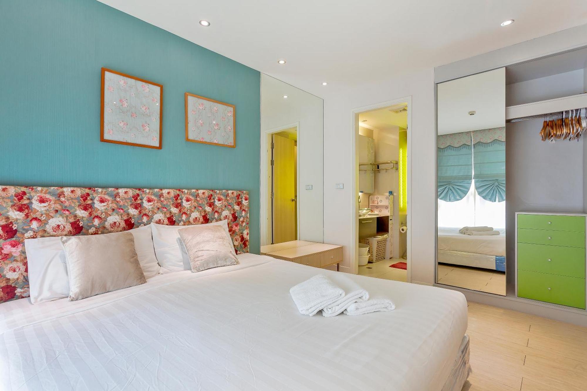 パッタヤーGrande Carribean - Seaview - Jomtien -Free Taxi From The Airportアパートメント 部屋 写真